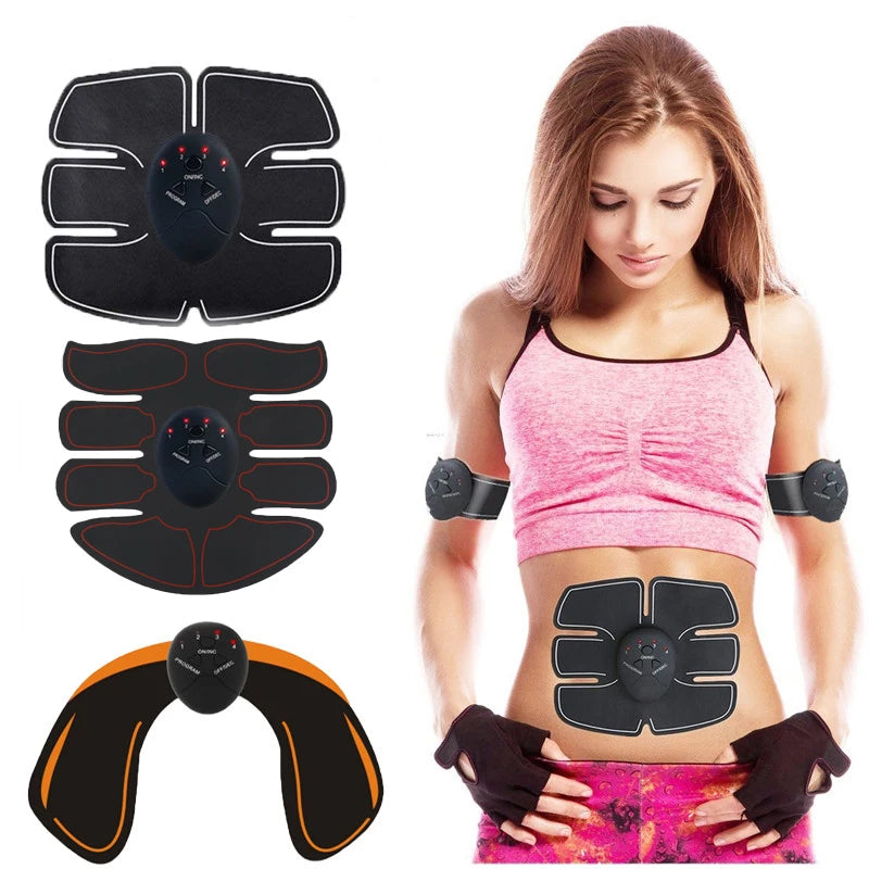 Estimulador muscular eléctrico EMS, ejercitador de cadera y glúteos inalámbrico, estimulador Abdominal ABS, masajeador adelgazante corporal para Fitness