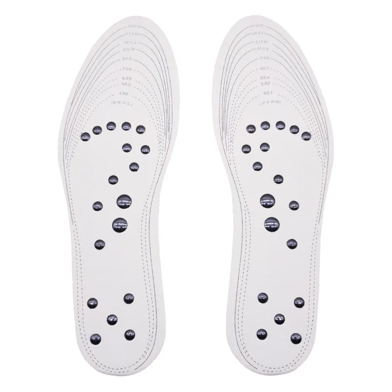 Plantillas de masaje de terapia magnética Unisex, 18 imanes, almohadillas para zapatos de acupresión para pies, plantillas adelgazantes para terapia para bajar de peso