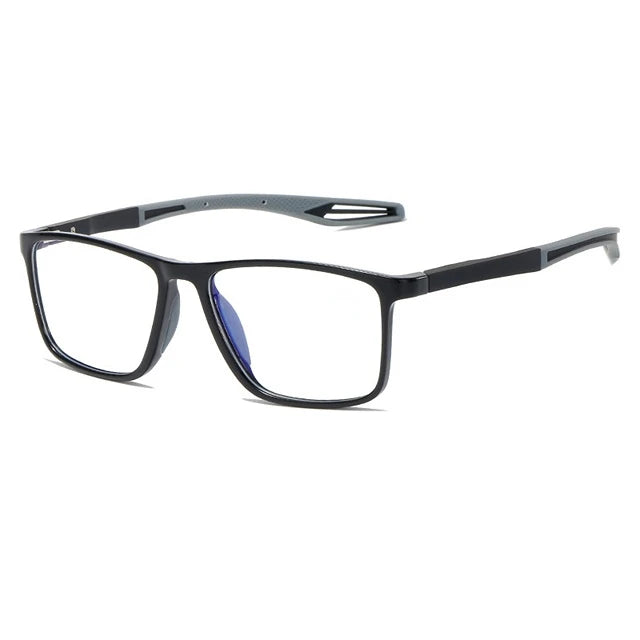 Gafas de lectura antiluz azul ultraligeras TR90, gafas deportivas para presbicia, gafas ópticas de visión de lejos para hombres y mujeres, dioptrías a + 4,0