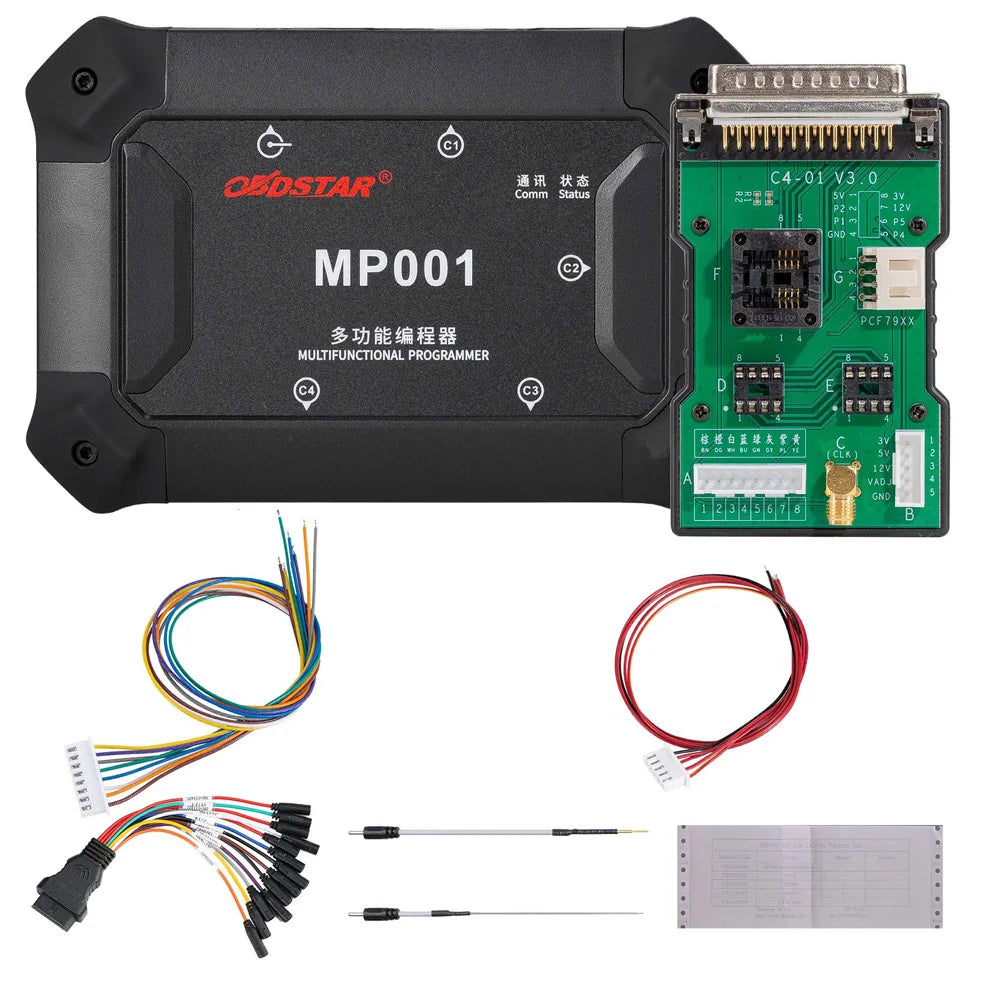 Herramienta de programación OBDSTAR MP001 con unidad principal C4-01 W004/W005 y EEPROM y adaptador MCU para OBDSTAR P002 P003 DC706