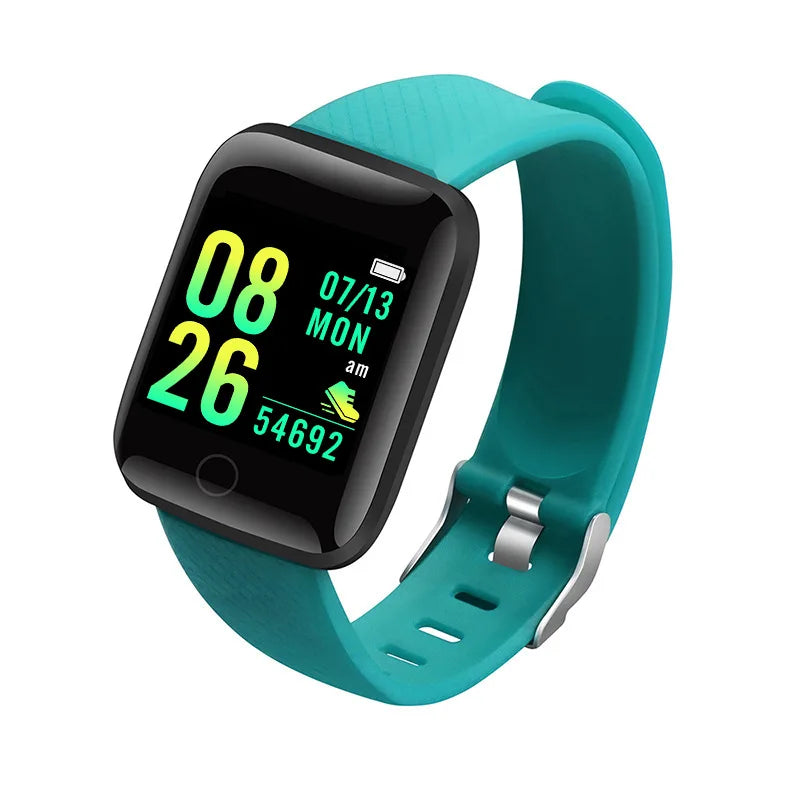 Reloj inteligente para hombre y mujer, pulsera con mensaje, Monitor de Fitness, regalo de cumpleaños, reloj electrónico para Android IOS