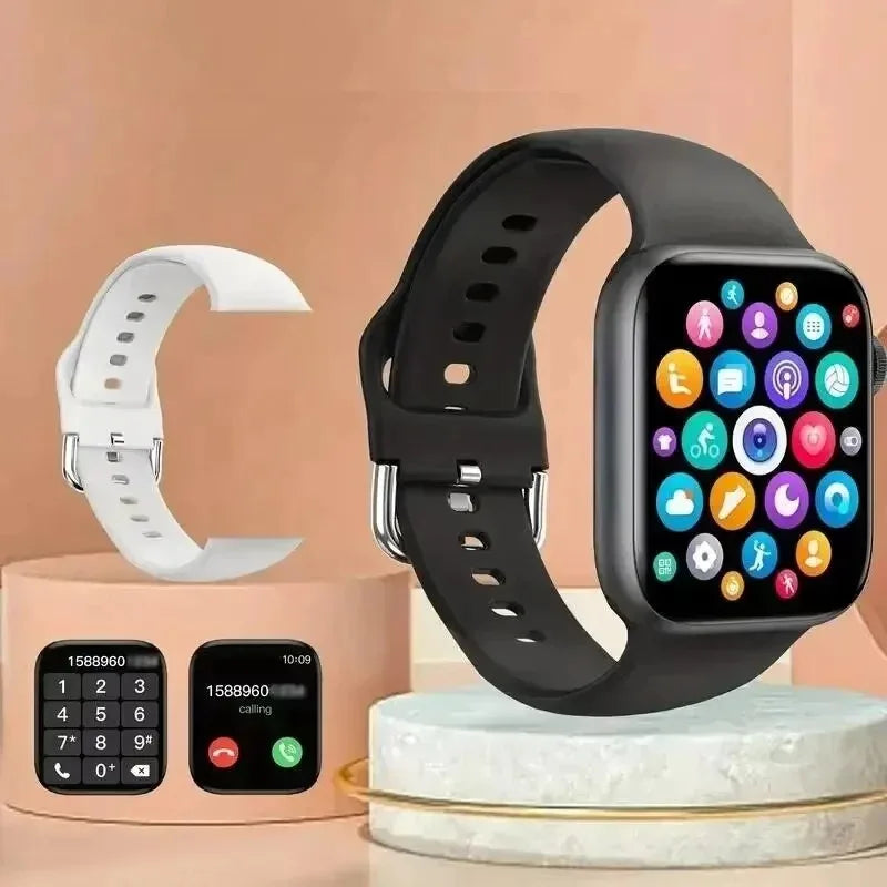 Reloj inteligente T168 con llamadas inalámbricas para responder llamadas, reloj inteligente deportivo completamente táctil para mujeres y hombres
