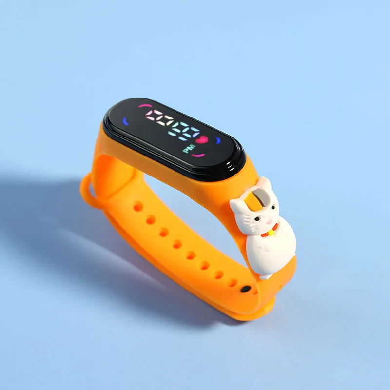 Relojes de moda para niños y mujeres, pulsera electrónica, reloj deportivo táctil LED, muñeca de Spiderman, reloj impermeable