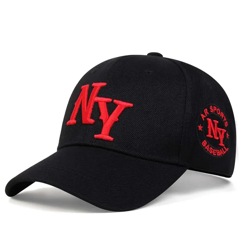 Sombreros de Hip Hop con bordado de letras a la moda, gorras de béisbol informales ajustables para exteriores, sombrero protector solar