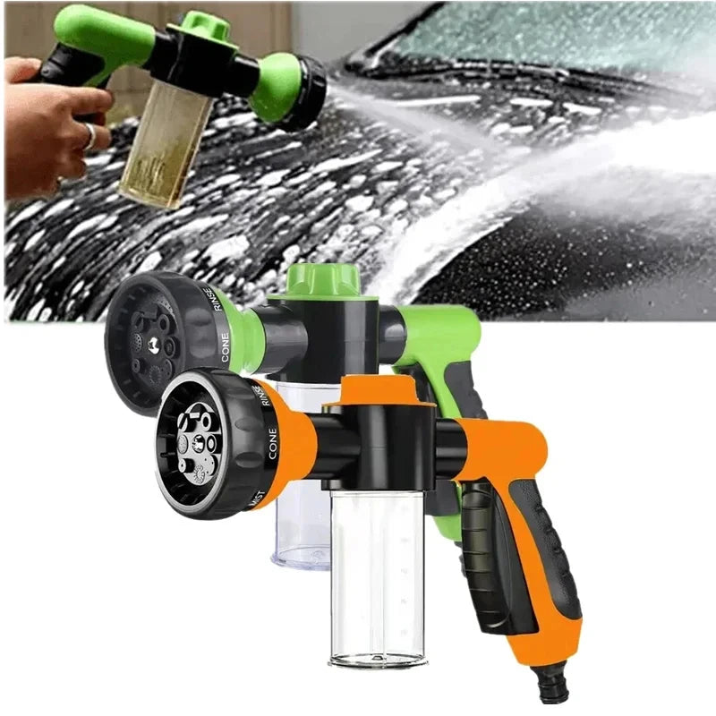 Pistola de agua portátil con lanza de espuma, boquilla de alta presión de 3 grados, rociador para lavadora de coches, herramienta de limpieza, herramienta de lavado de jardín para automóvil