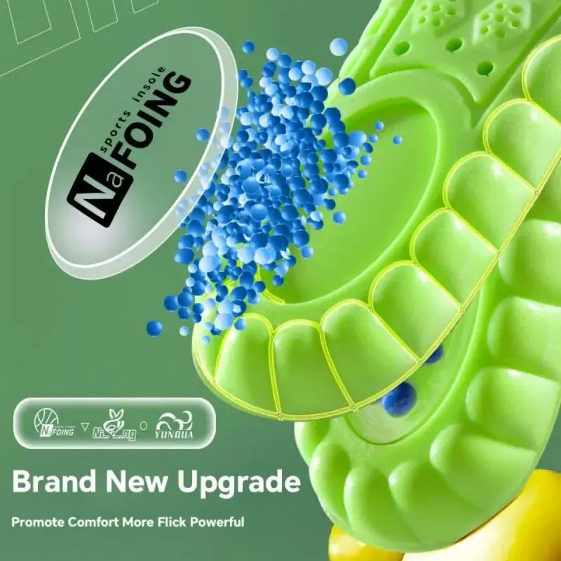 Plantillas deportivas 4D Cloud para zapatos, suela de cojín de aire de PU, desodorante suave con absorción de impacto, plantillas ortopédicas transpirables para correr, 1 par