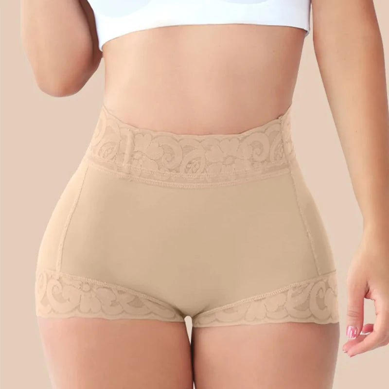 Ropa interior adelgazante para mujer, moldeador de cuerpo, Fajas, levantador de glúteos, bragas de Control, pantalones cortos