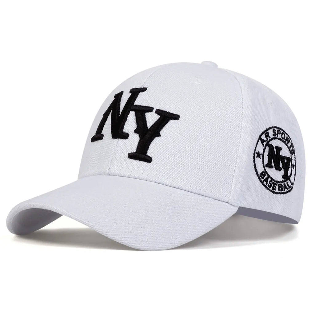 Sombreros de Hip Hop con bordado de letras a la moda, gorras de béisbol informales ajustables para exteriores, sombrero protector solar