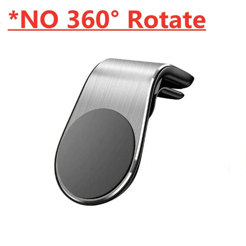 Soporte magnético para teléfono de coche, Clip de ventilación de aire, soporte de montaje móvil para coche, soporte GPS para teléfono móvil en coche para iPhone, Xiaomi, Samsung, LG