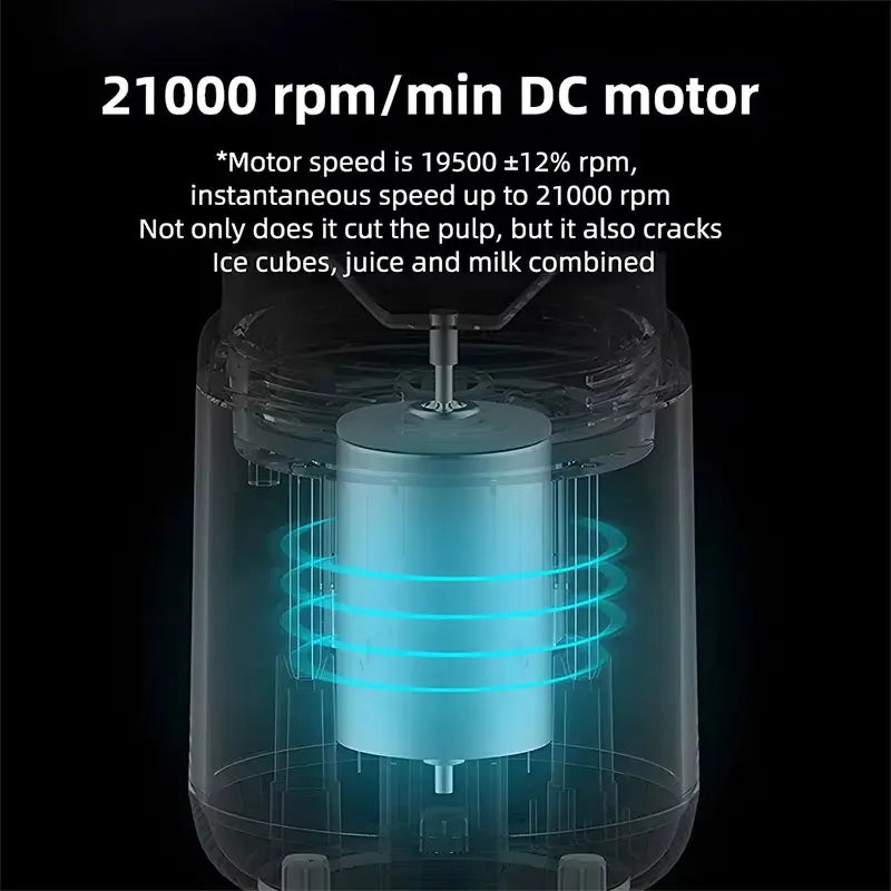 Mini exprimidor Personal USB portátil de mano con tazas individuales o dobles para licuadora de viaje para botellas de agua