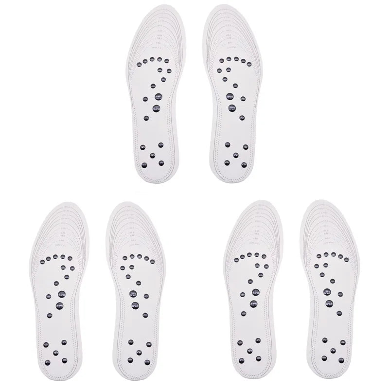 Plantillas de masaje de terapia magnética Unisex, 18 imanes, almohadillas para zapatos de acupresión para pies, plantillas adelgazantes para terapia para bajar de peso