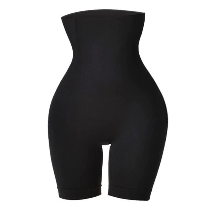 YBFDO Pantalones moldeadores de ángulo plano de cintura alta para mujer, pantalones moldeadores de cuerpo para levantamiento de glúteos posparto, pantalones cortos ajustados, entrenador de cintura