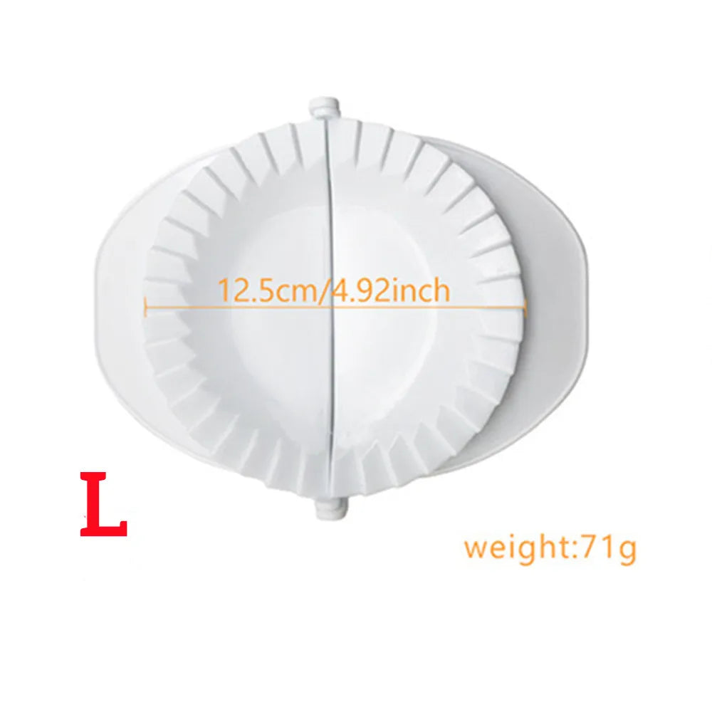 Máquina para hacer dumplings DIY, prensa de 4 tamaños para Ravioli, masa de pastelería, molde Gyoza, herramienta de molde, fácil, respetuoso con el medio ambiente