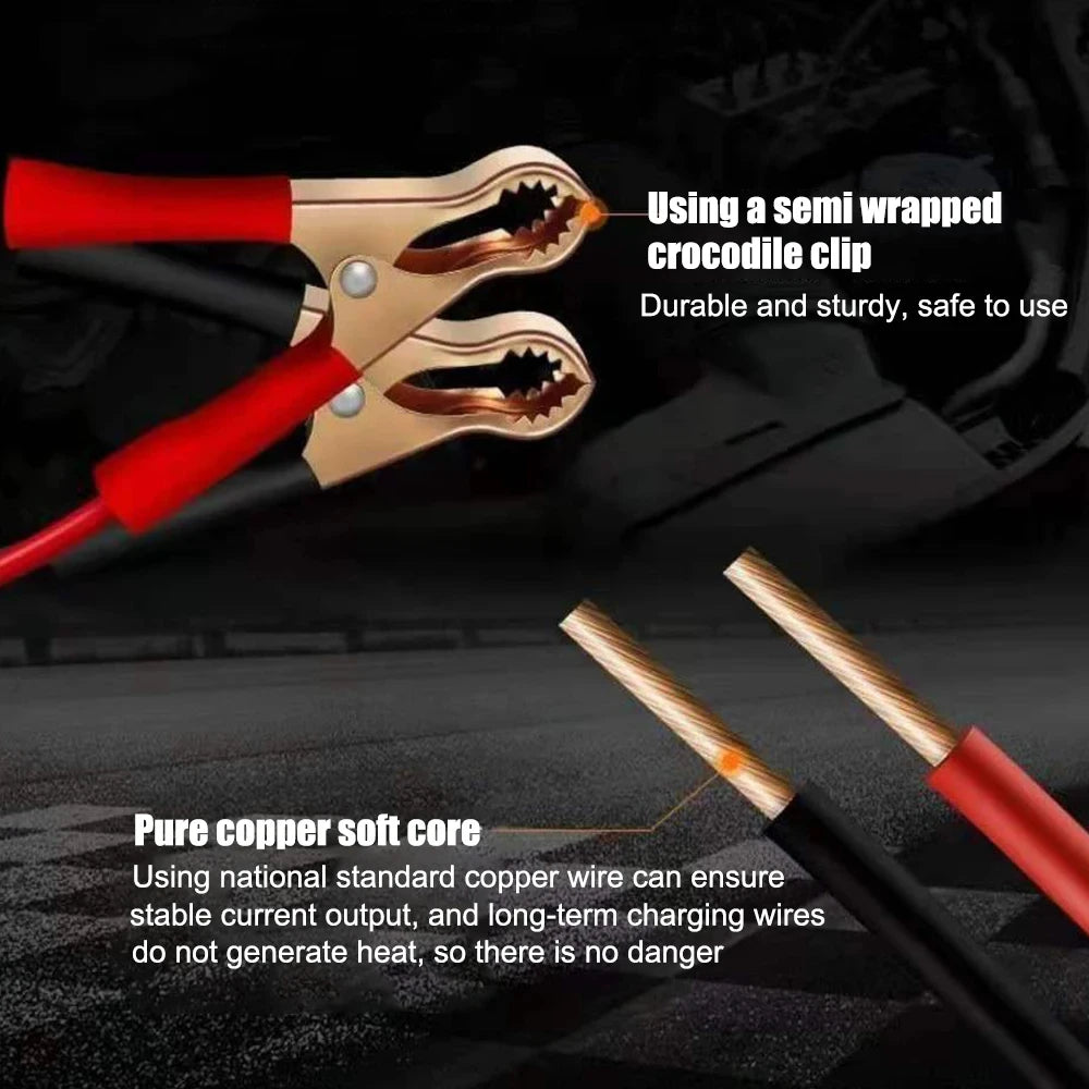 Cargador de batería de coche de 12V y 2A, cargador de reparación de pulsos de energía de 220V, batería de plomo ácido húmedo y seco, pantalla LED, cargador de batería para Moto y camión