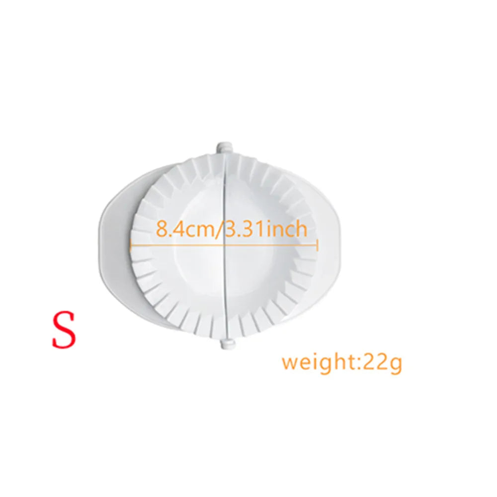 Máquina para hacer dumplings DIY, prensa de 4 tamaños para Ravioli, masa de pastelería, molde Gyoza, herramienta de molde, fácil, respetuoso con el medio ambiente