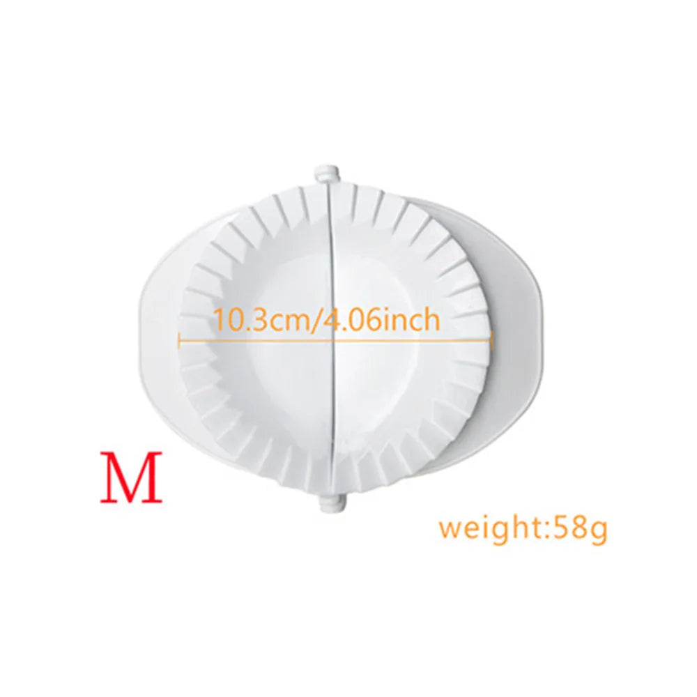 Máquina para hacer dumplings DIY, prensa de 4 tamaños para Ravioli, masa de pastelería, molde Gyoza, herramienta de molde, fácil, respetuoso con el medio ambiente